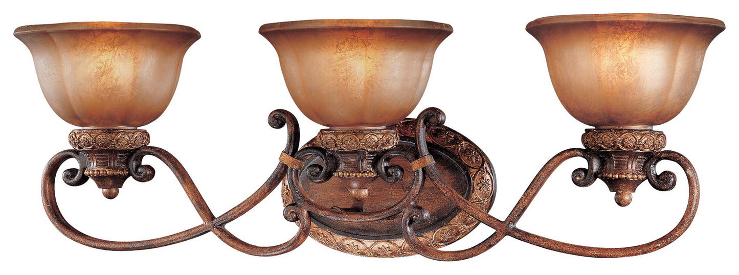 Illuminati Three Light Bath in Illuminati Bronze