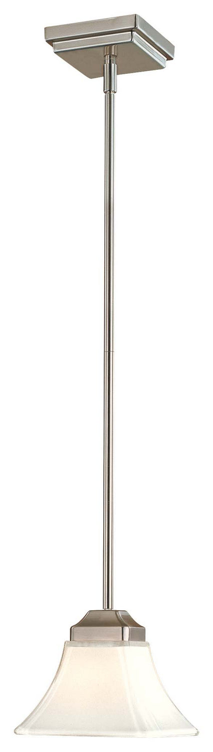 Agilis One Light Mini Pendant in Brushed Nickel