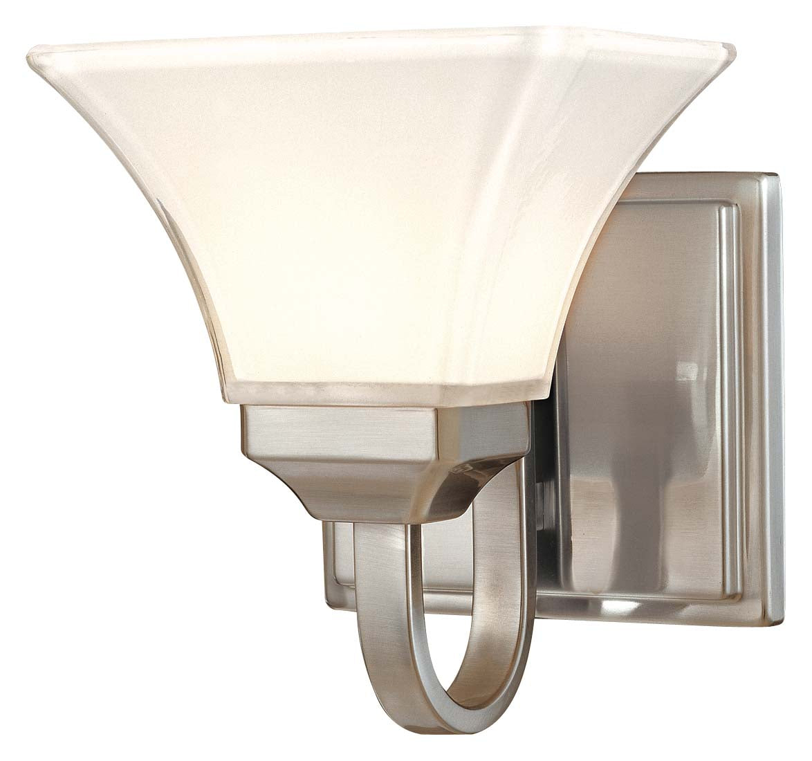 Agilis One Light Bath in Brushed Nickel