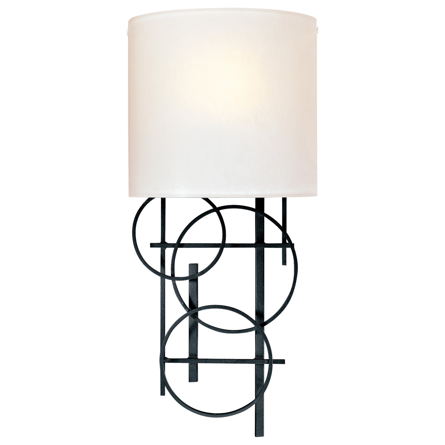 George Kovacs - P5131-066 - One Light Wall Sconce - George Kovacs - Sand Coal Black