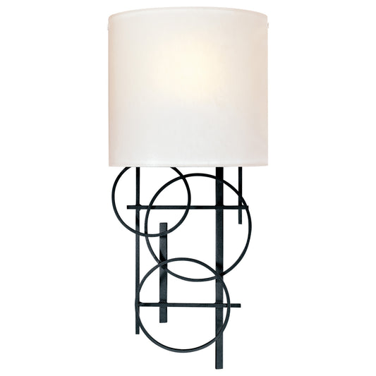 George Kovacs - P5131-066 - One Light Wall Sconce - George Kovacs - Sand Coal Black