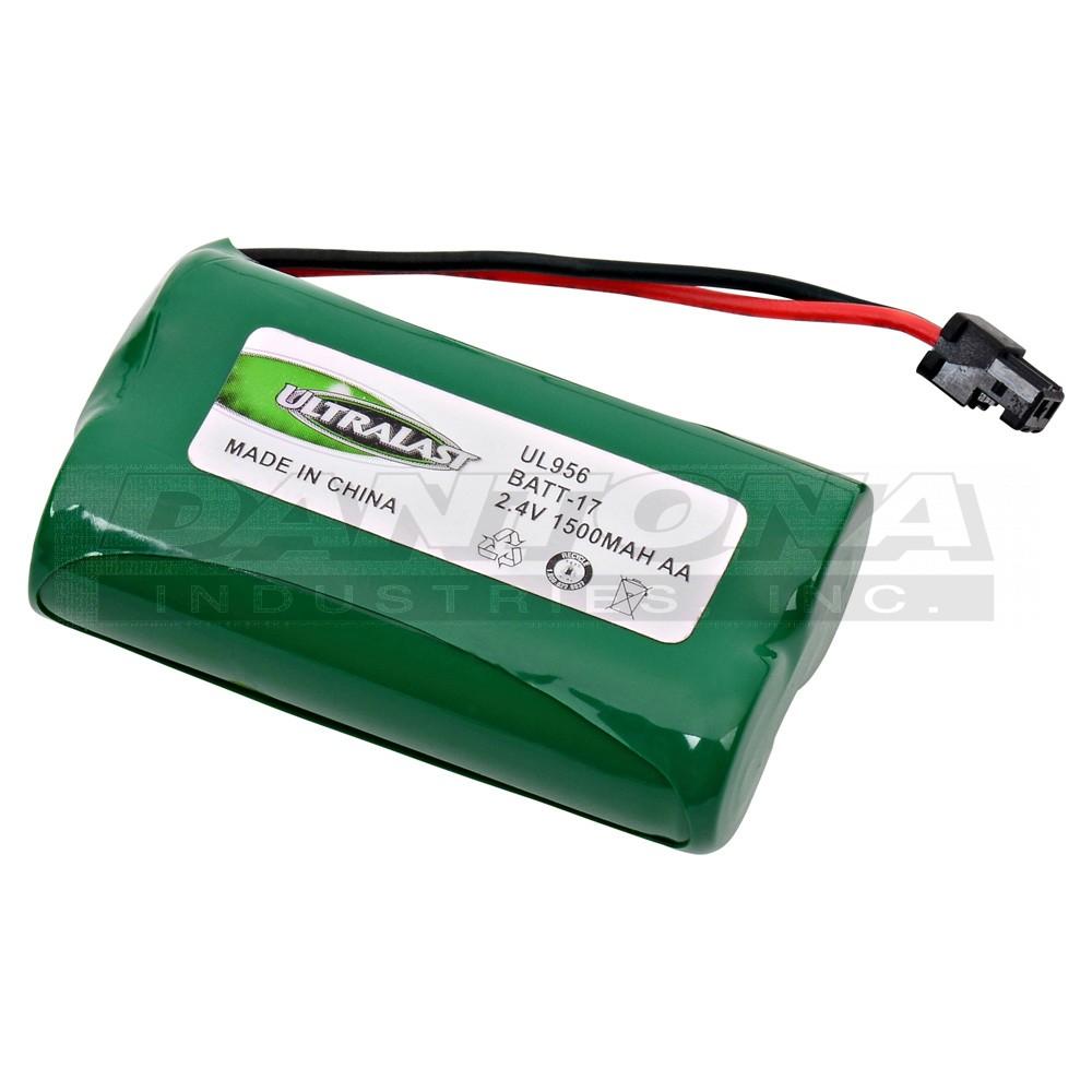 BATT-17 2.4V 1500mAh NiMH Cordless Phone