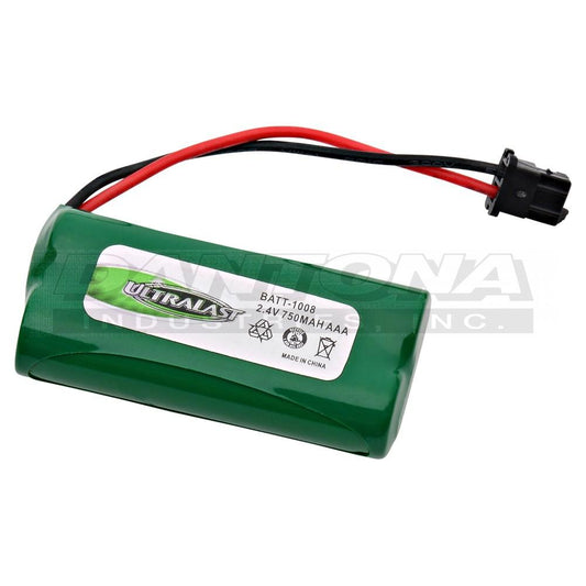 BATT-1008 2.4V 750 mAh CORDLESS PHONE battery