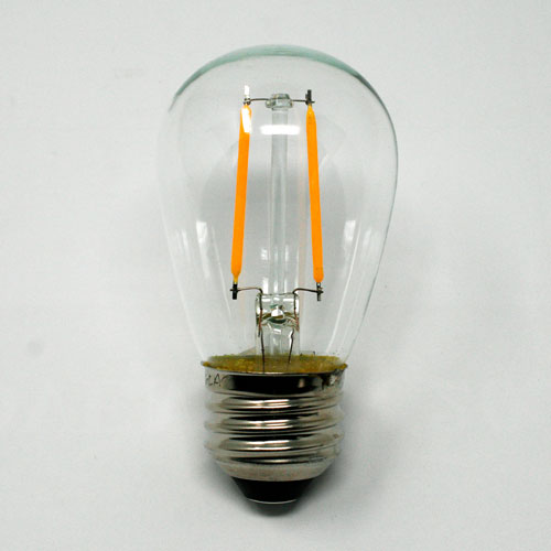 Sival LED Filament S14 Party Sign Bulb, 2W, Clear, Glass - (Medium Base/E27), 2200K, 250-Pack