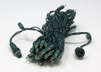 Sival LED RGBWW Polka Dot (5mm) Christmas Light String, 50LT, 6" Spacing, 25 ft., Green Wire, 24-String Pack