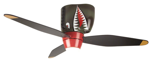 WarPlanes 48" Ceiling Fan in WarPlanes Tiger Shark