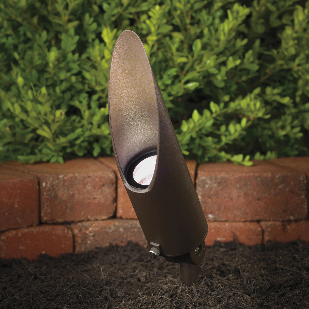 One Light Accent in Textured Architectural Bronze