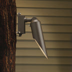 One Light Down Accent in Textured Architectural Bronze