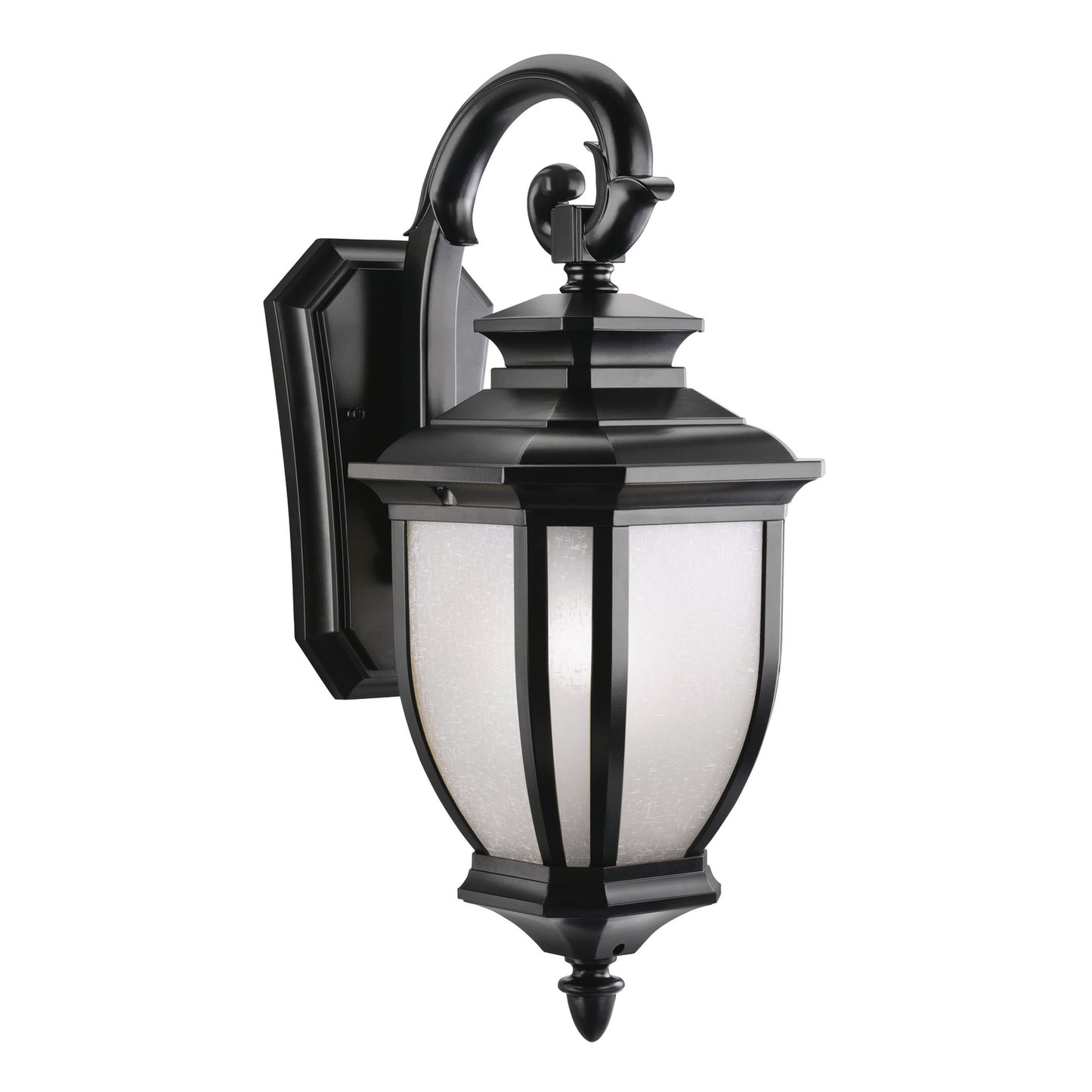 Salisbury One Light Outdoor Wall Mount in Black