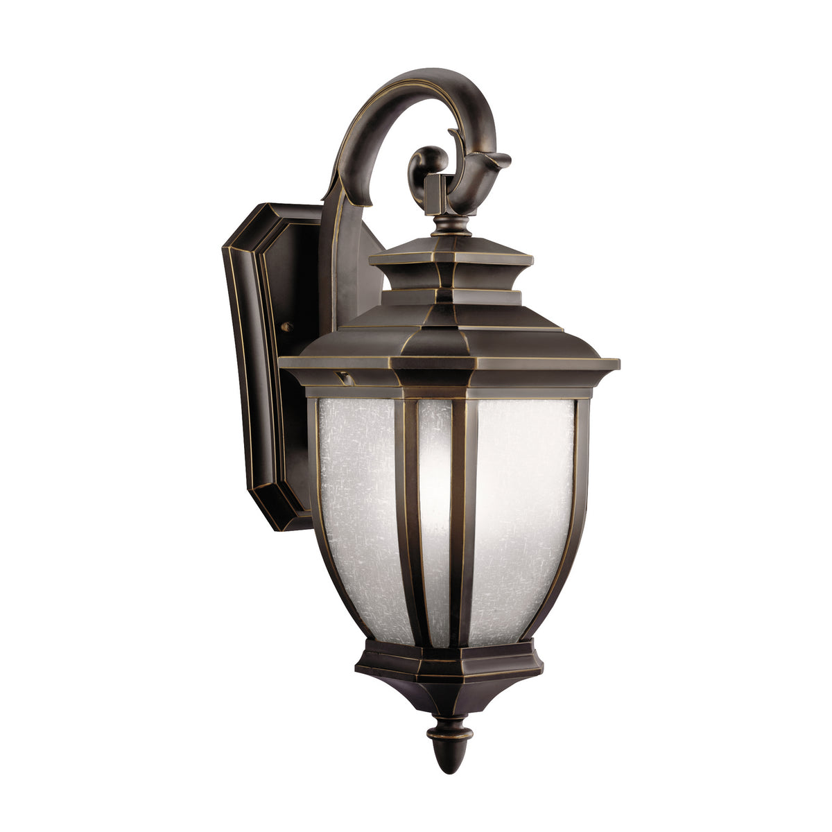 Salisbury One Light Outdoor Wall Mount in Rubbed Bronze