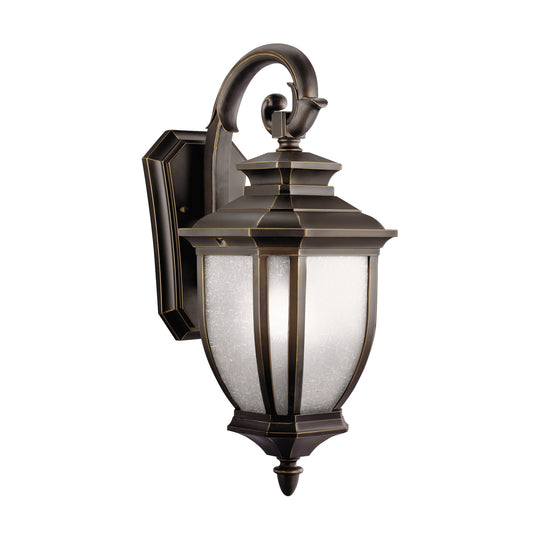 Salisbury One Light Outdoor Wall Mount in Rubbed Bronze