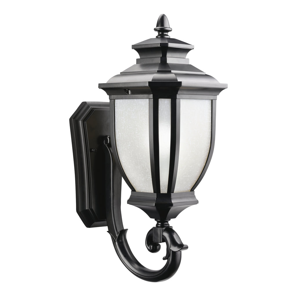 Salisbury One Light Outdoor Wall Mount in Black