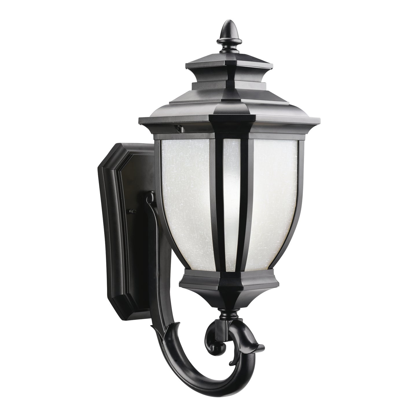 Salisbury One Light Outdoor Wall Mount in Black