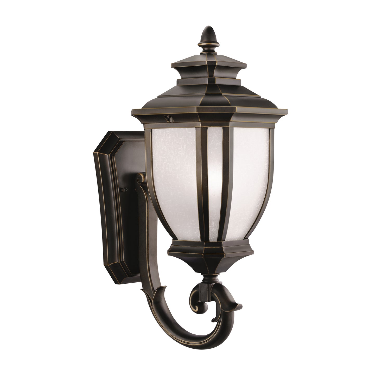 Salisbury One Light Outdoor Wall Mount in Rubbed Bronze
