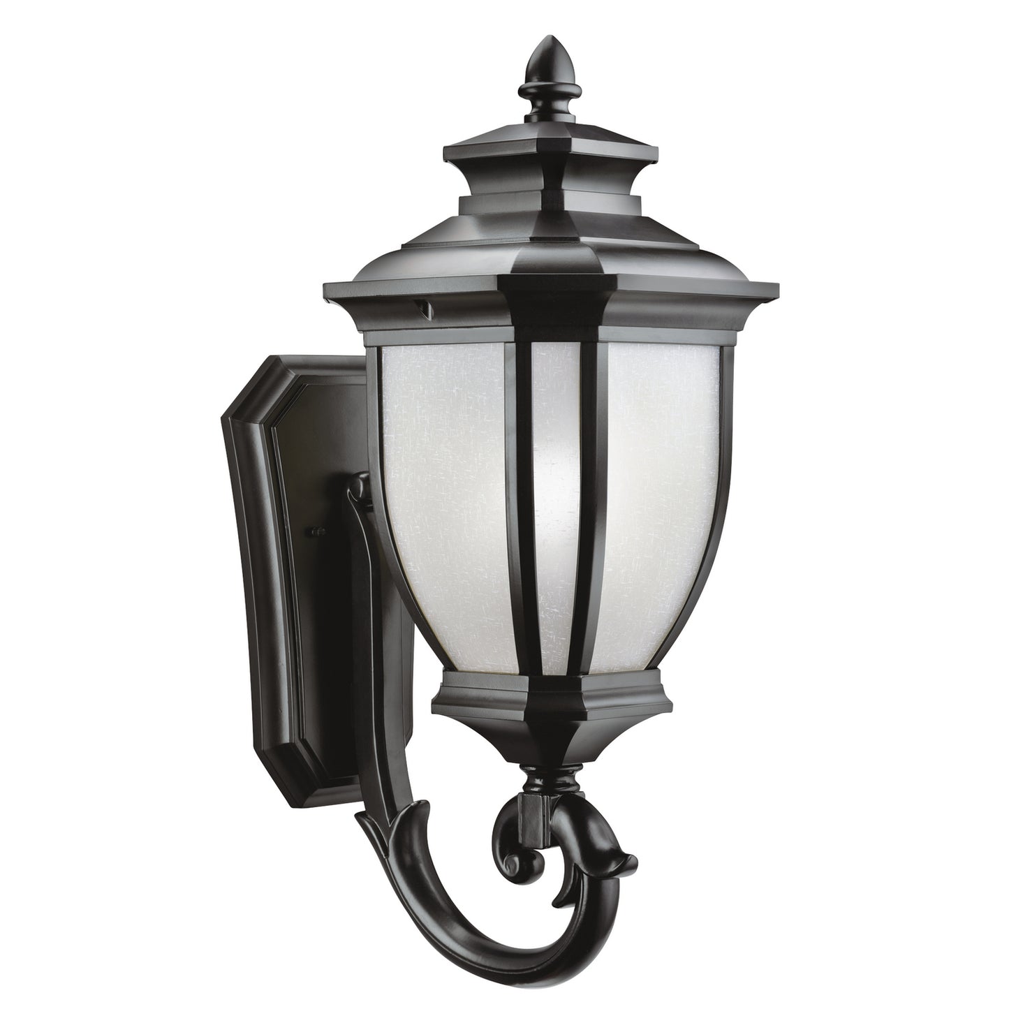 Salisbury One Light Outdoor Wall Mount in Black