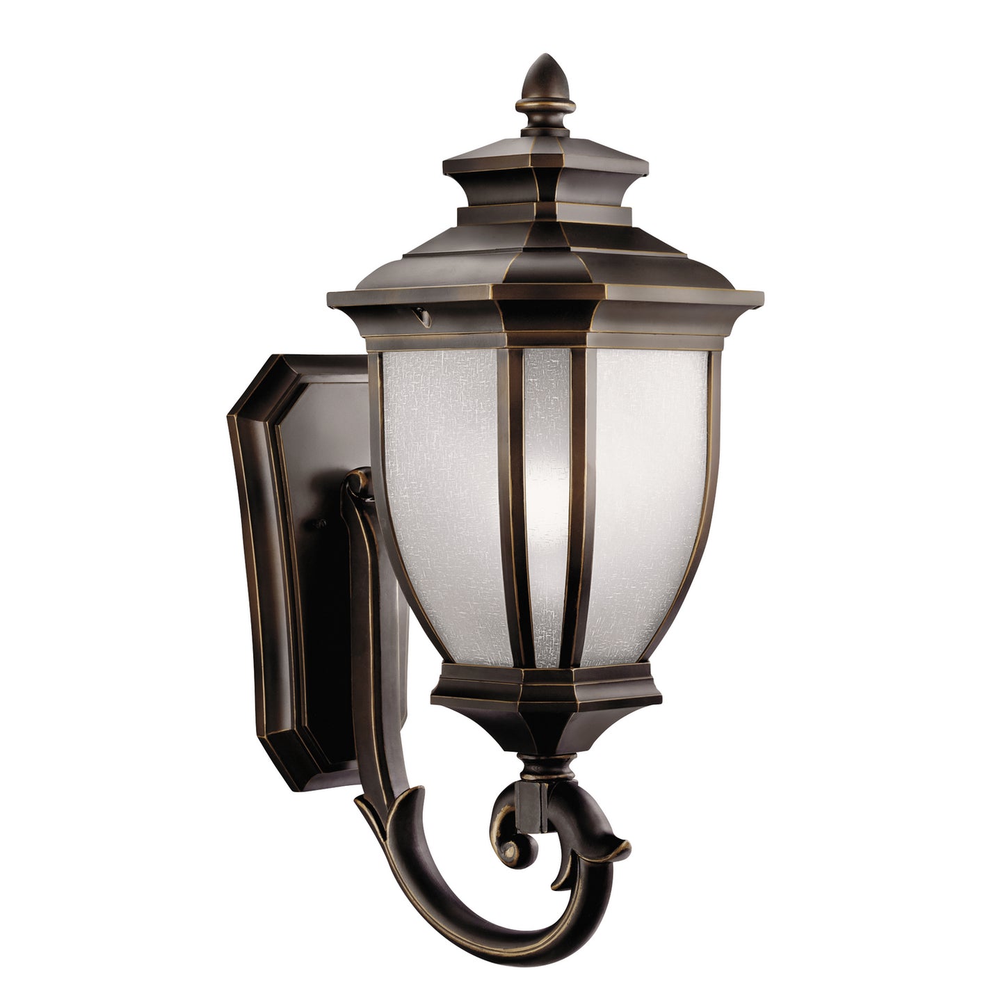 Salisbury One Light Outdoor Wall Mount in Rubbed Bronze