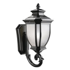 Salisbury One Light Outdoor Wall Mount in Black