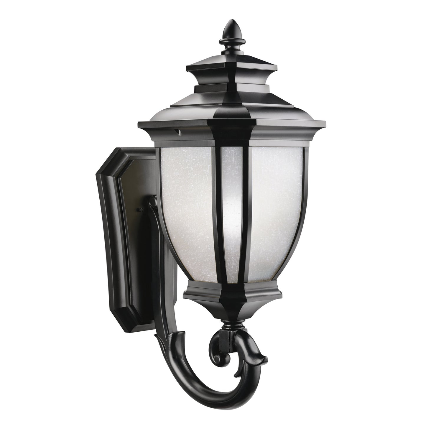 Salisbury One Light Outdoor Wall Mount in Black