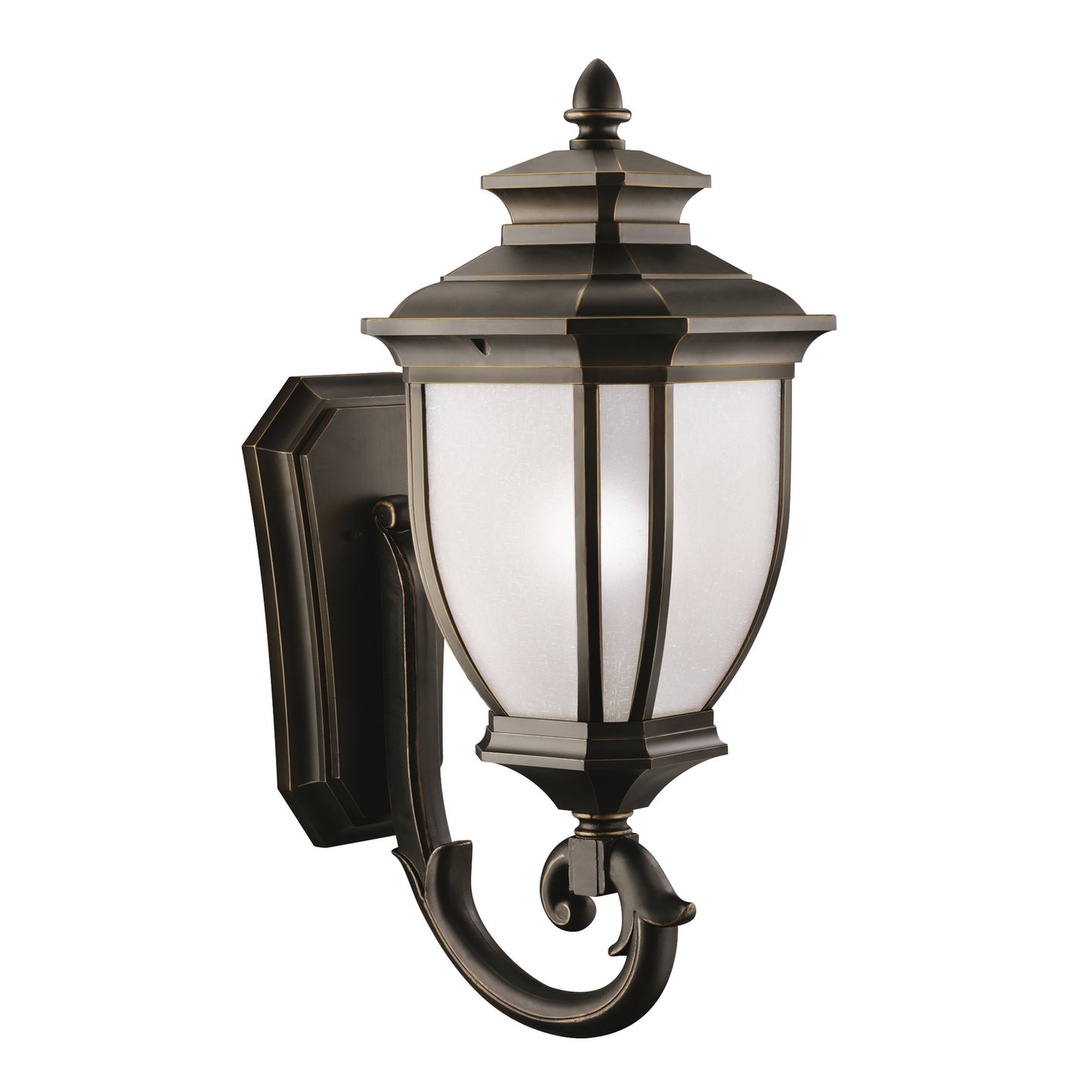 Salisbury One Light Outdoor Wall Mount in Rubbed Bronze
