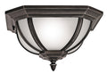Salisbury Two Light Outdoor Ceiling Mount in Rubbed Bronze