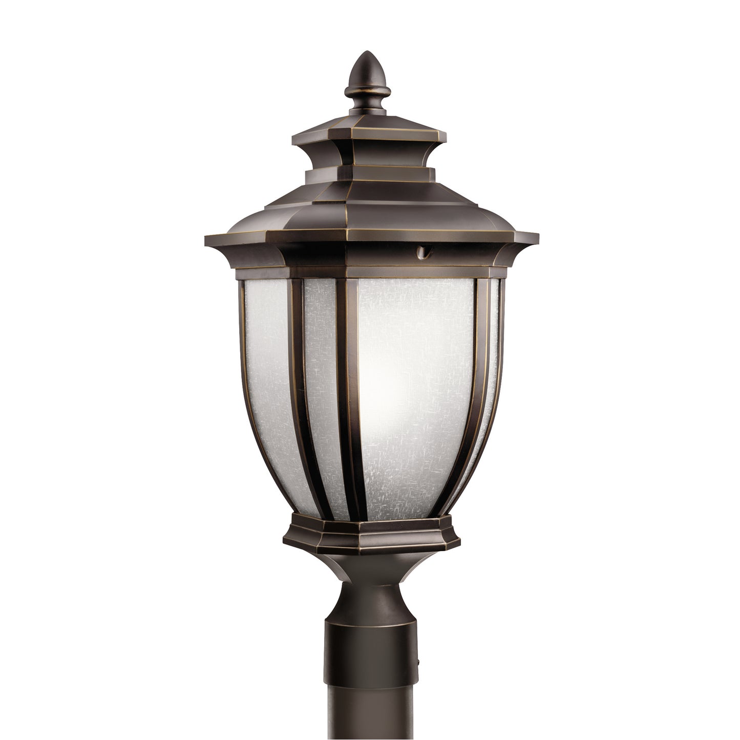Salisbury One Light Outdoor Post Mount in Rubbed Bronze
