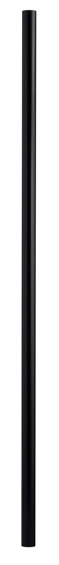 10ft Post with Ground Outlet and Photocell 10' Direct Burial w/ Ground Outlet & Photo Cell in Black