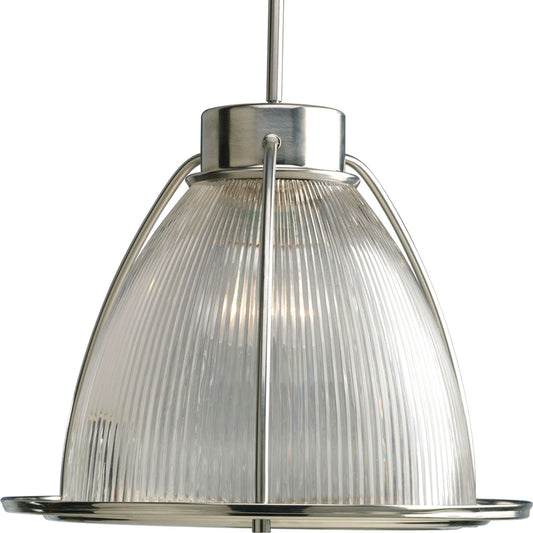 Prismatic One Light Pendant in Brushed Nickel