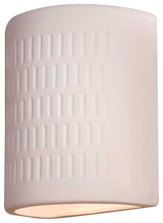 One Light Wall Sconce in White w/O Uv