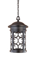 Ellington One Light Hanging Lantern in Oil Rubbed Bronze