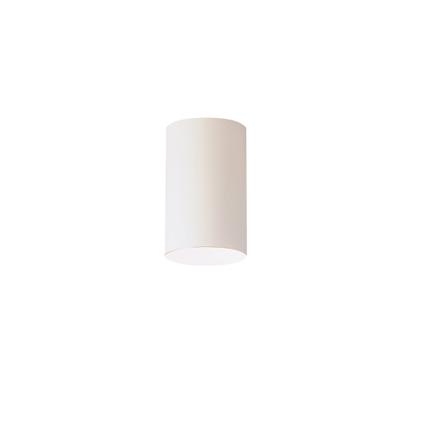 One Light Outdoor Ceiling Mount in White