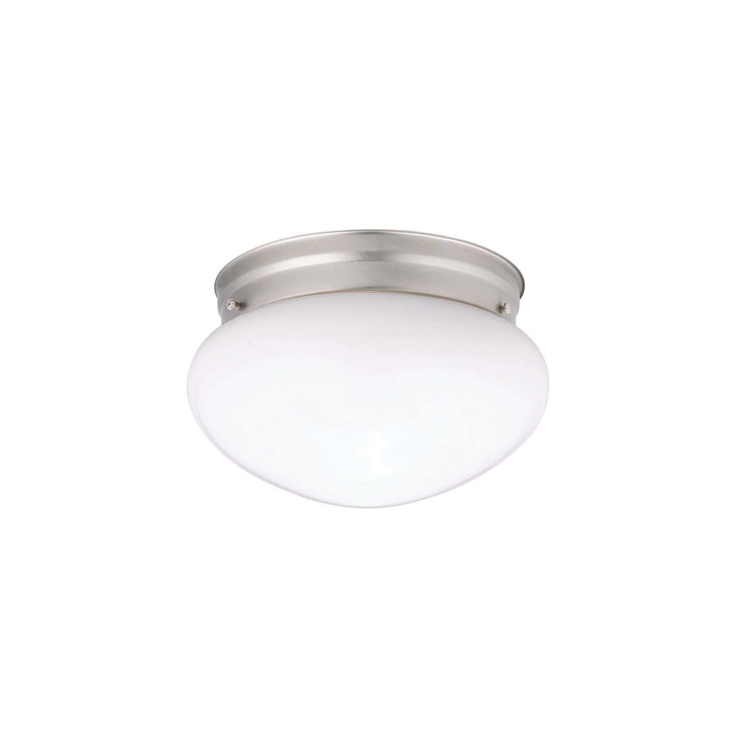 Ceiling Space One Light Flush Mount in Brushed Nickel