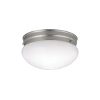 Ceiling Space Two Light Flush Mount in Brushed Nickel