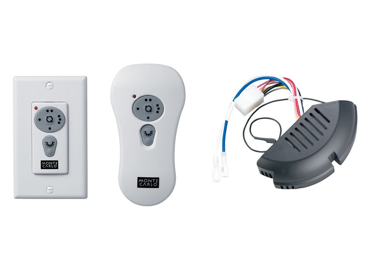 Universal Reversible Wall/Hand-Held Remote Control Kit in White
