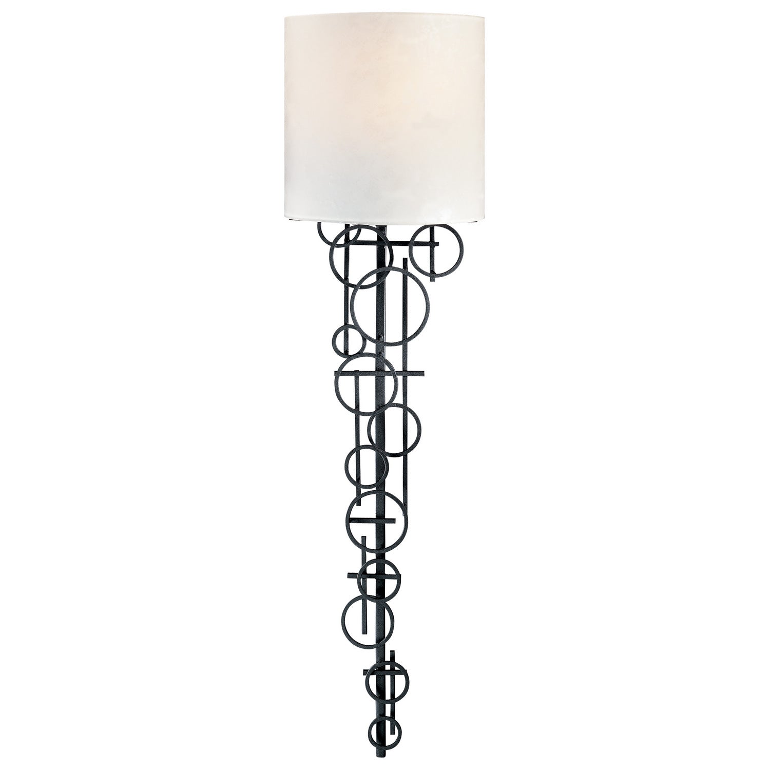 George Kovacs - P5130-066 - One Light Wall Sconce - George Kovacs - Sand Coal Black