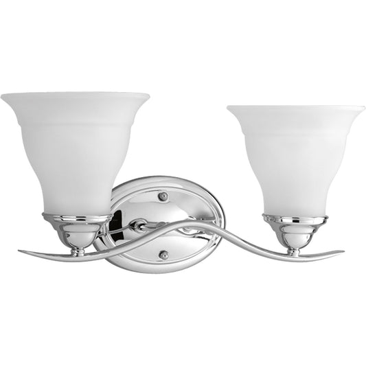 Progress Lighting - P3191-15 - Two Light Bath Bracket - Trinity - Polished Chrome