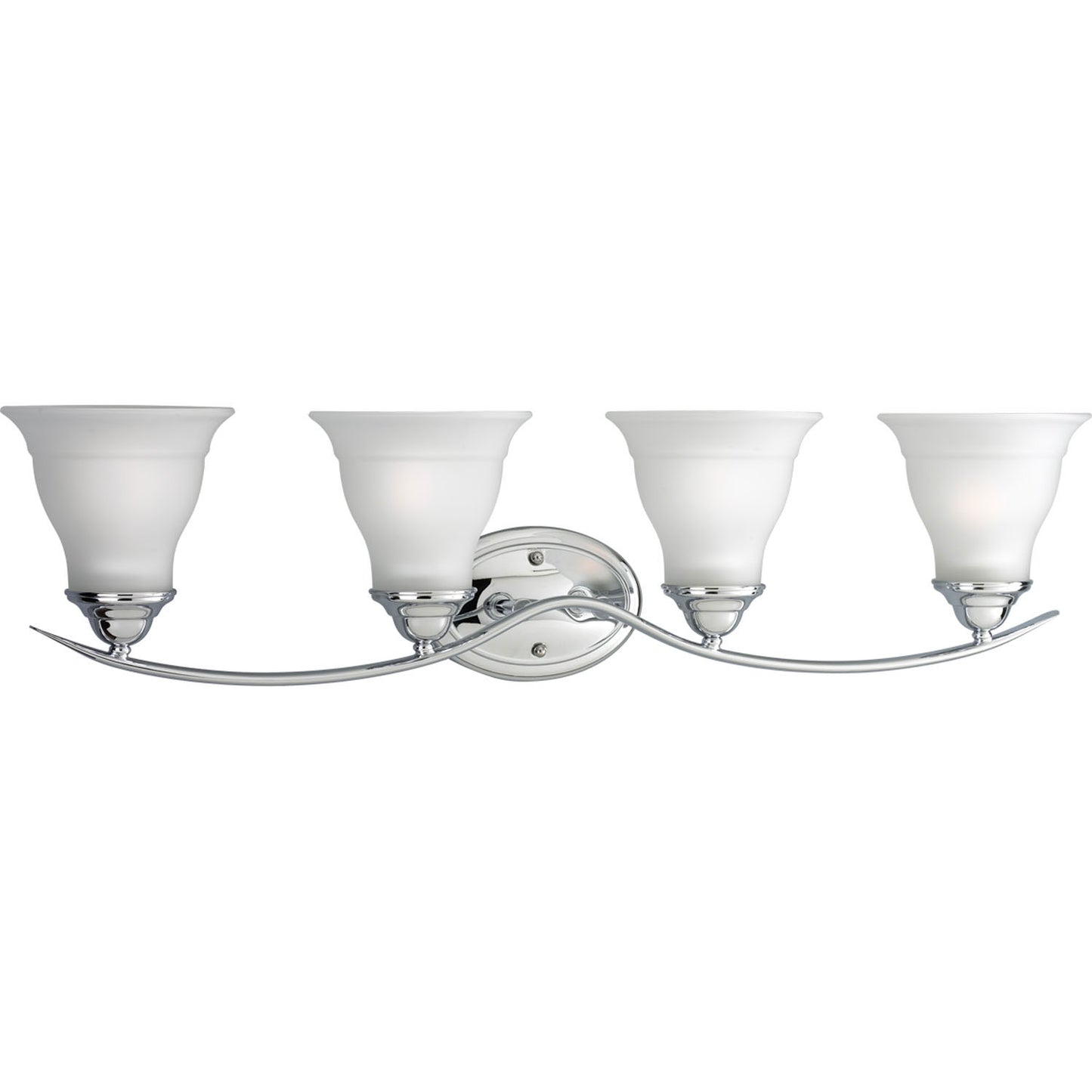 Trinity Four Light Bath Bracket in Polished Chrome