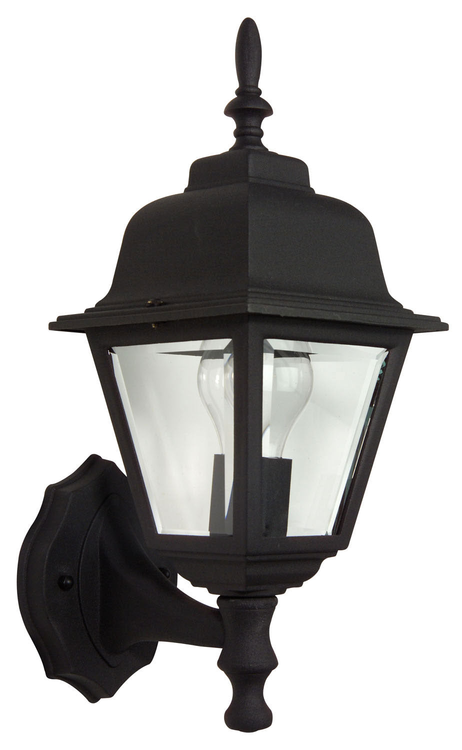 Coach Lights Cast One Light Wall Mount in Textured Black