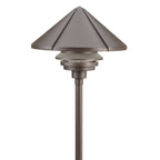 Six Groove One Light Path & Spread in Textured Architectural Bronze