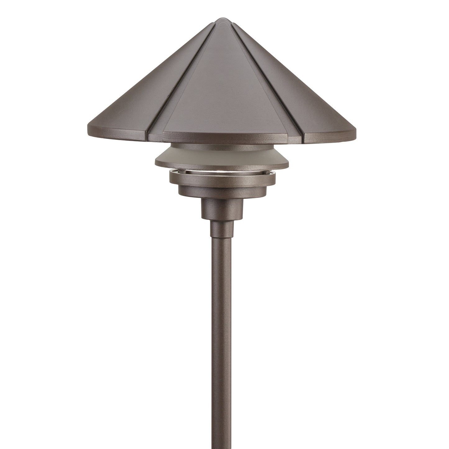 Six Groove One Light Path & Spread in Textured Architectural Bronze