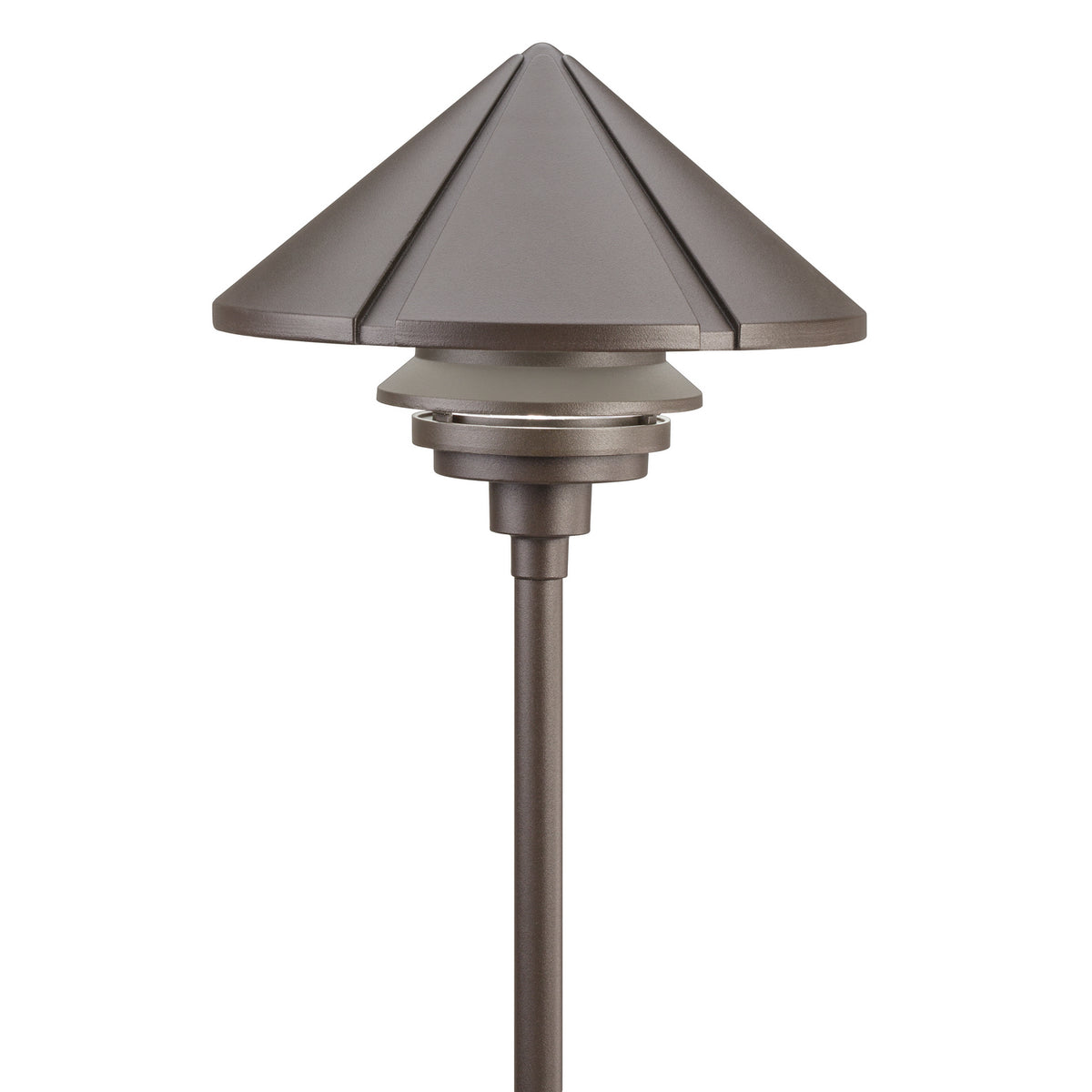 Six Groove One Light Path & Spread in Textured Architectural Bronze