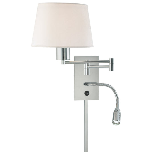 George Kovacs - P478-077 - LED Swing Arm Wall Lamp - George's Reading Room - Chrome