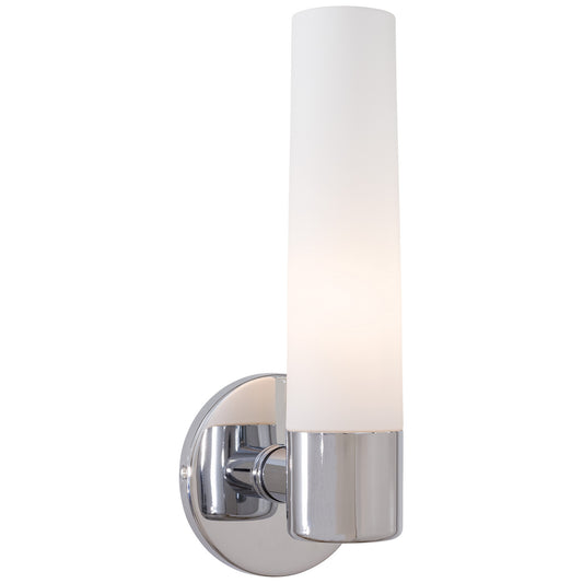 Saber One Light Wall Sconce in Chrome