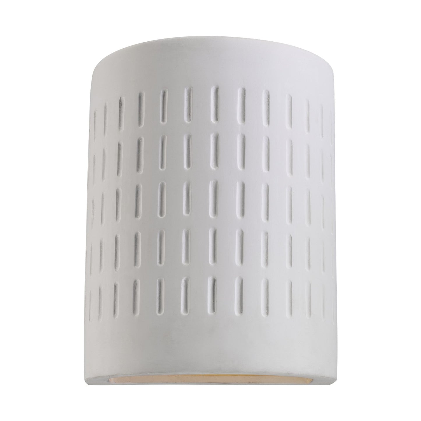 Paintable Ceramic Sconces One Light Outdoor Wall Lantern in Unfinished Ceramic