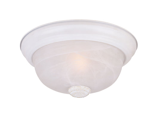 Decorative Flushmount Three Light Flushmount in White