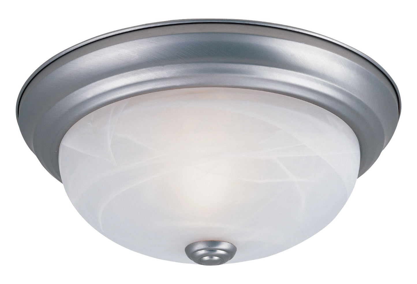 Decorative Flushmount Two Light Flushmount in Pewter