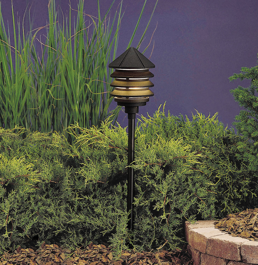 Six Groove One Light Path & Spread in Textured Black
