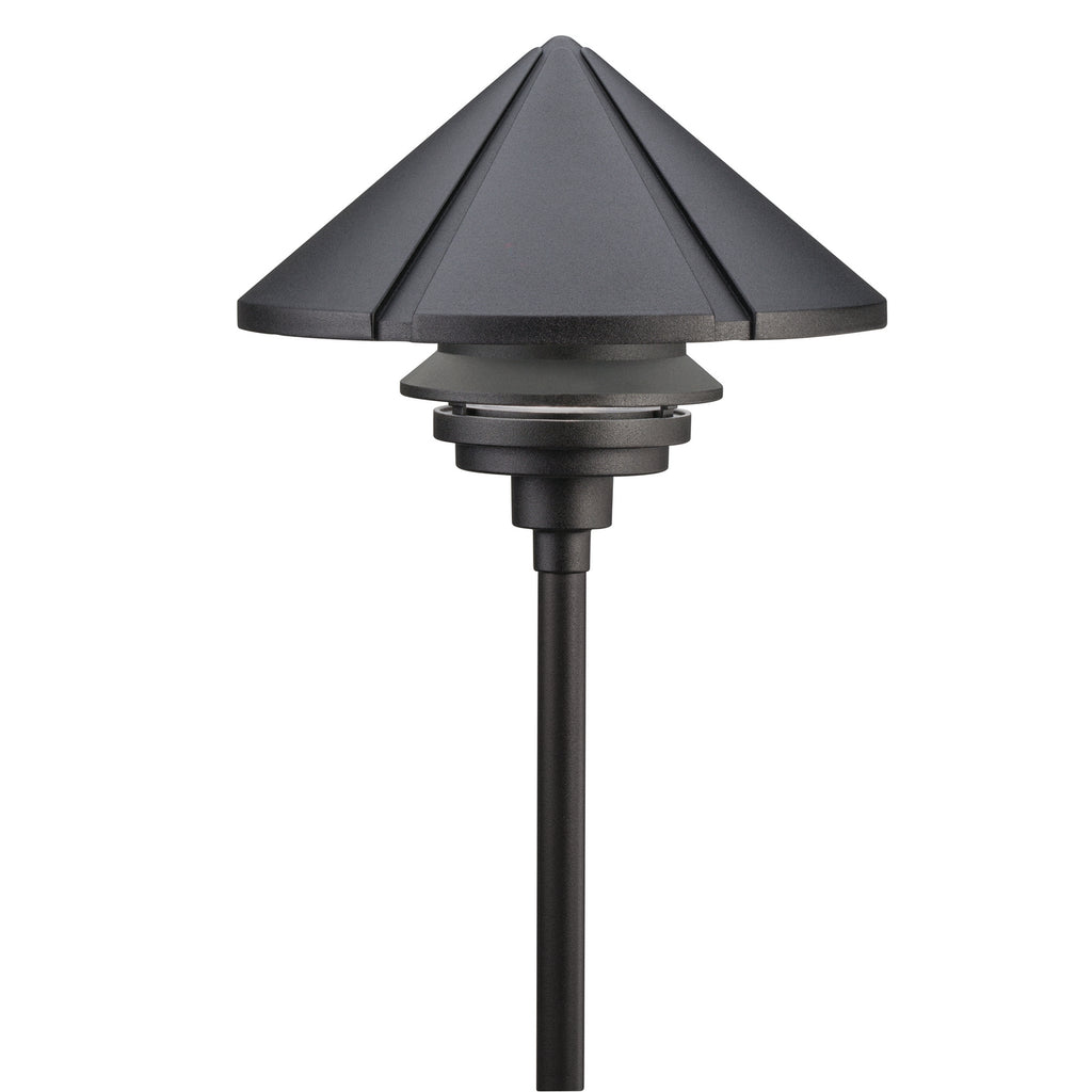 Six Groove One Light Path & Spread in Textured Black