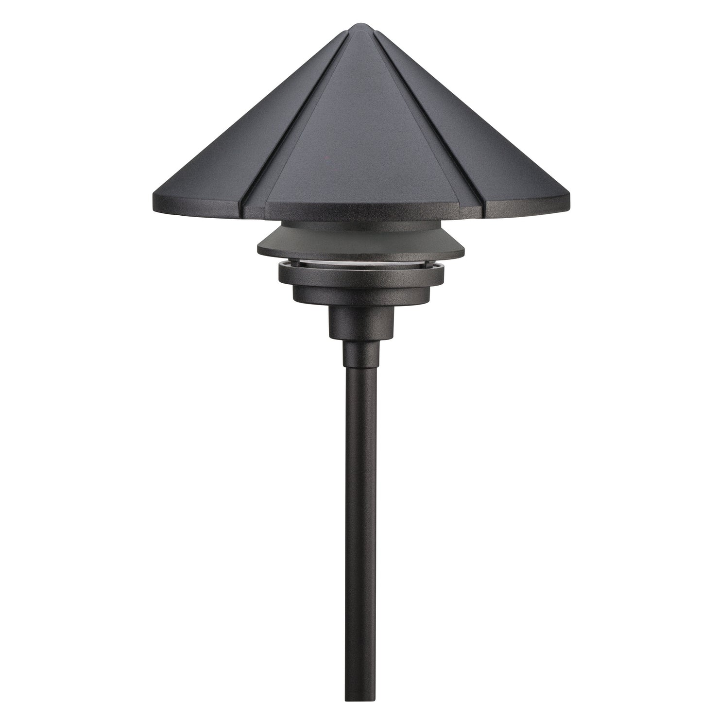 Six Groove One Light Path & Spread in Textured Black