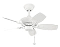 Canfield 30"Ceiling Fan in White