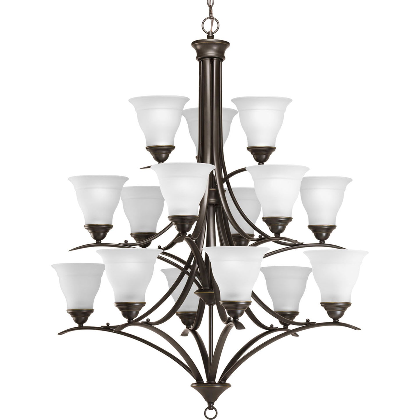 Trinity 15 Light Chandelier in Antique Bronze